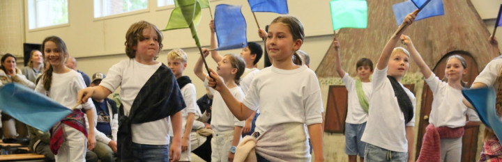 Campusfeest: Optreden vierde leerjaar